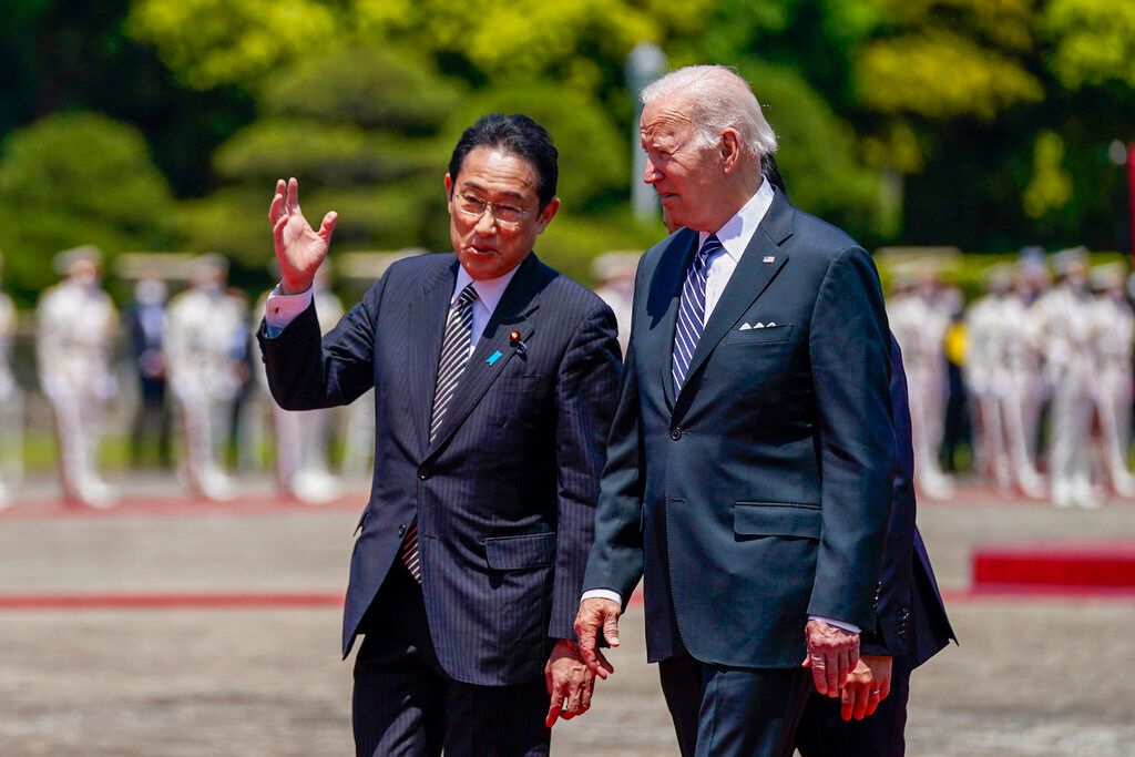 ▲美國總統拜登展開就任後首趟亞洲行。（圖／美聯社／達志影像）