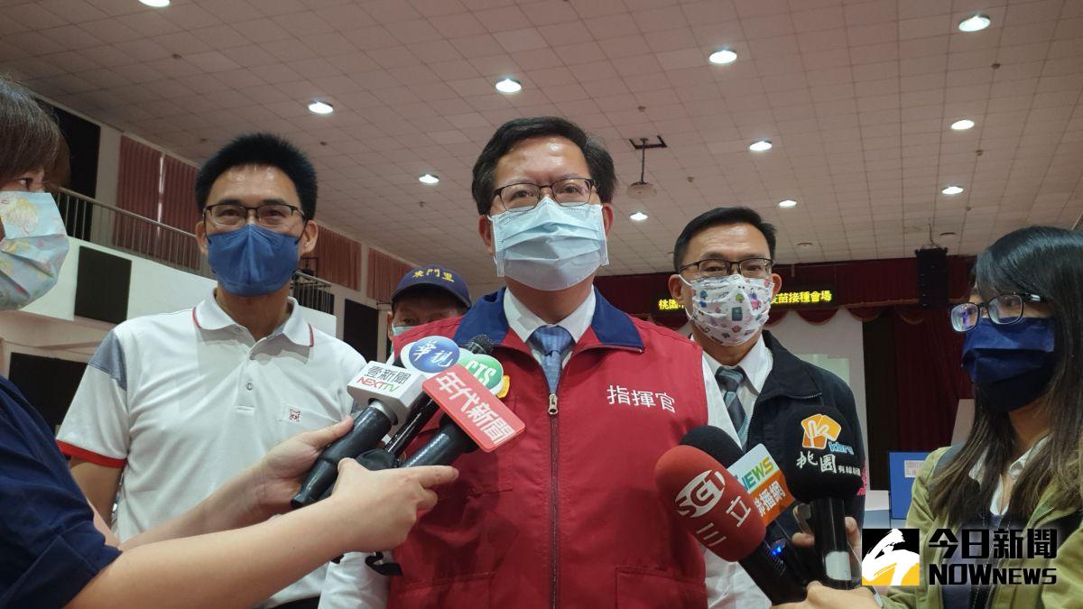 ▲外傳桃園市長鄭文燦曾與新竹市長林智堅懇談參選桃園一事，鄭今天回應「沒有人問過我」。（圖／記者李春台攝，2022.05.25）