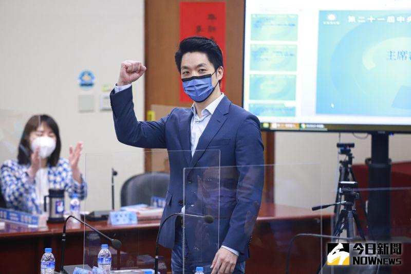 ▲國民黨中常會今日提名蔣萬安參選台北市長。（圖／記者葉政勳攝，2022.05.25）