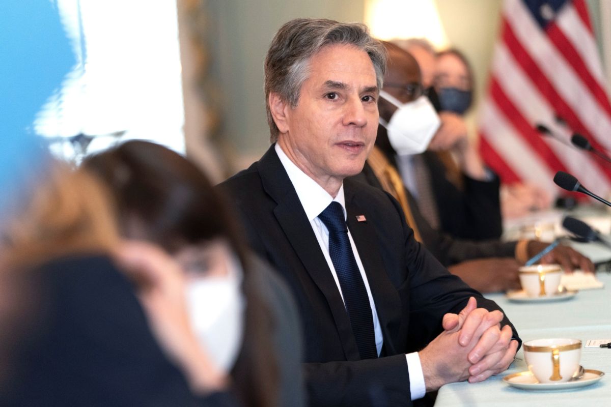 ▲美國國務卿布林肯（Antony Blinken）在東亞高峰會外長會議上說，中國對美國聯邦眾議院議長裴洛西（Nancy Pelosi）訪問台灣的反應是「公然挑釁」。資料照。（圖／美聯社／達志影像）