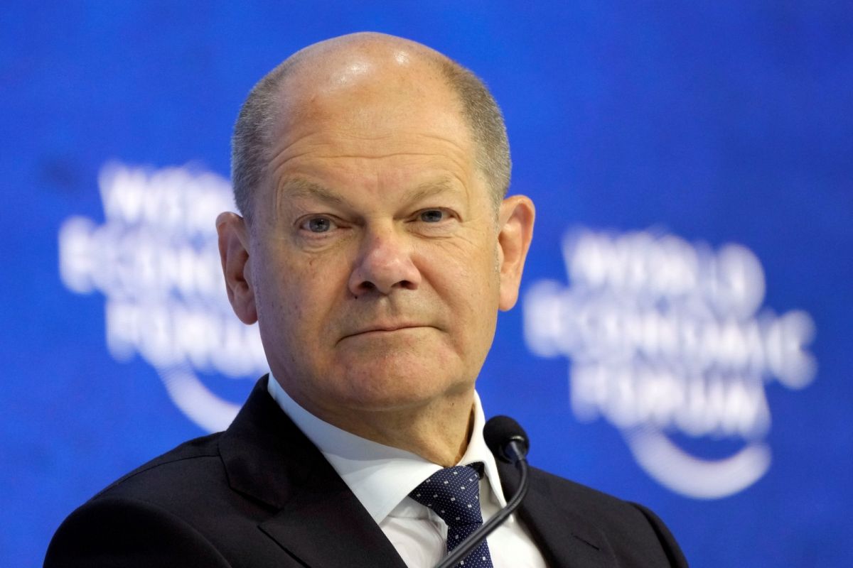 ▲德國總理蕭茲聲稱，對於台海緊張局勢，努力的目標是確保情勢不會升溫，出現衝突。資料照。（圖／美聯社／達志影像）