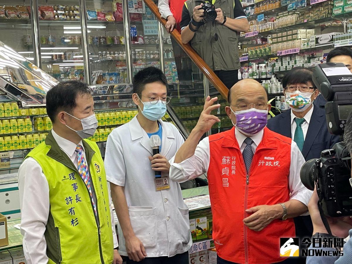 ▲行政院長蘇貞昌強調，現在要進入正常生活前的最關鍵戰役，希望大家一起繼續努力，走過防疫的最後階段，一起進入正常生活。（圖／記者陳志仁攝，2022.05.27）