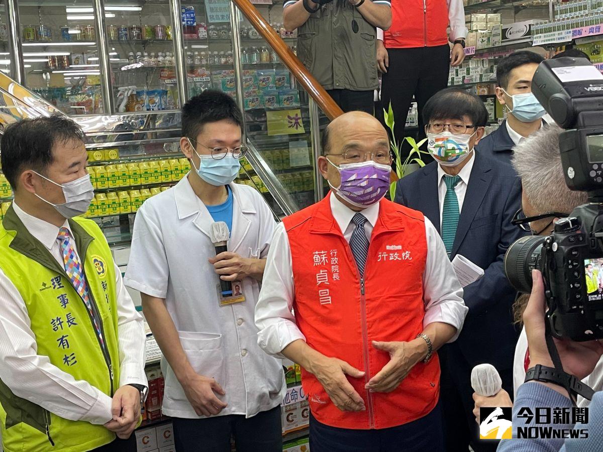 ▲行政院長蘇貞昌指出，民主國家都譴責中國，軍機繞臺也是破壞現狀，也是一種武力的不當使用。（圖／記者陳志仁攝，2022.05.27）