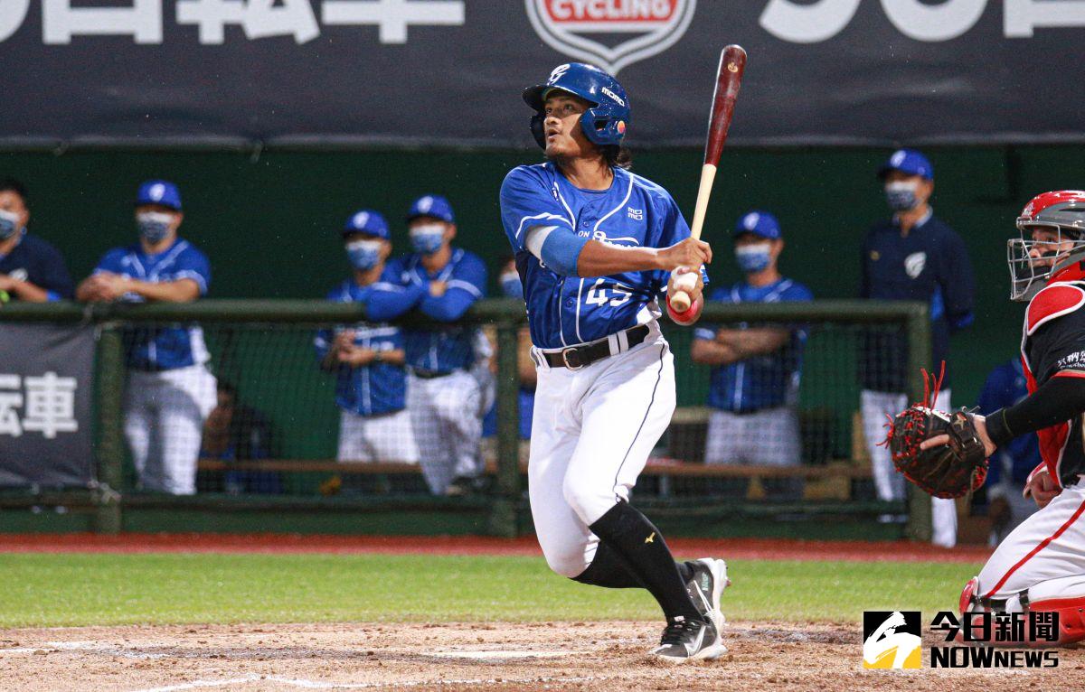 ▲富邦悍將外野手葉竹軒。（圖／記者葉政勳攝 ）