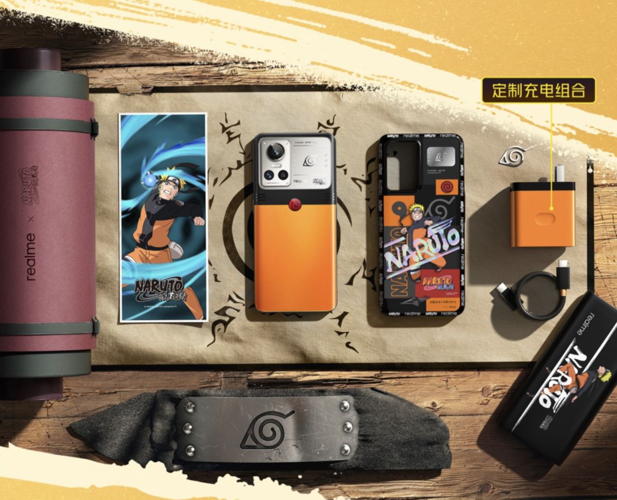 ▲realme GT Neo３推出火影限定版，但台灣目前尚未有上市規劃。(圖／翻攝官網)