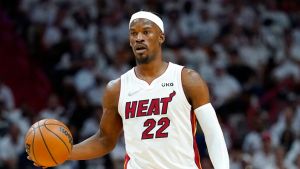 ▲熱火球星Jimmy Butler。(圖/美聯社/達志影像) ▲熱火球星Jimmy Butler。(圖/美聯社/達志影像)