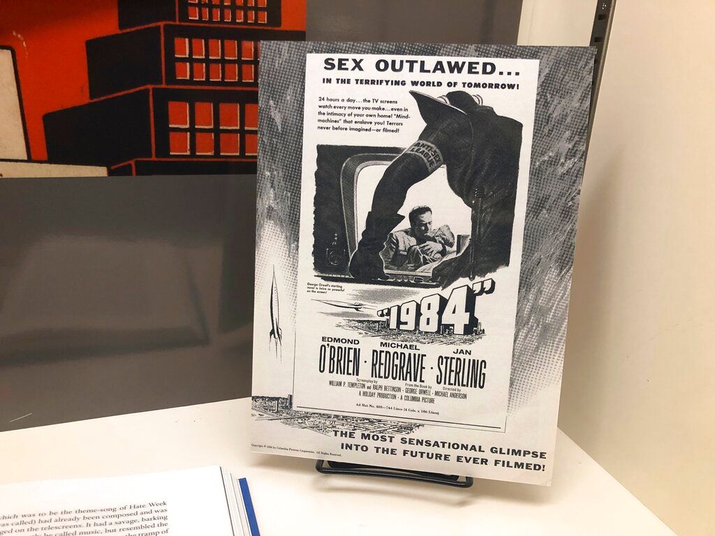 ▲喬治歐威爾反烏托邦知名著作《1984》正在俄羅斯熱銷。（圖／美聯社）