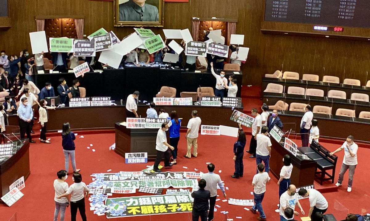 ▲陳水扁國務機要費正式除罪，立院《會計法》火速三讀通過。（圖／記者羅婉庭攝，2022.05.30）