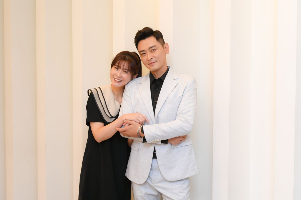 ▲李燕（左）說暴瘦的陳冠霖變陌生了。（圖／三立）