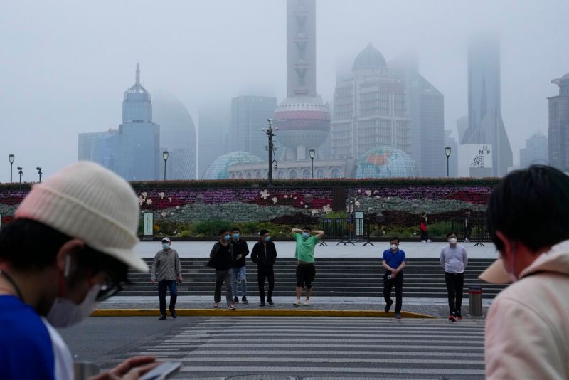 ▲中國上海市宣布自12月1日起，24個高風險區域將解除管控。（圖／美聯社／達志影像）