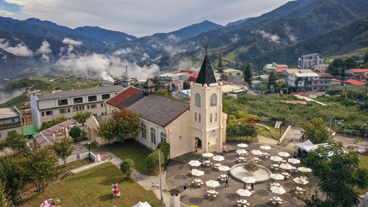 ▲台灣最高海拔教堂「梨山耶穌堂」建築修繕工程，預計今年9月竣工啟用(圖／參山處提供2022.6.1)