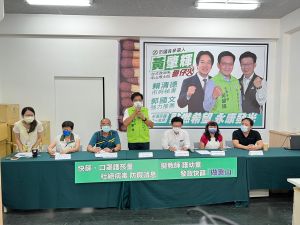 ▲台南市永康區議員參選人黃肇輝表示，身為家長，對於惡意散播的假消息非常不認同（圖／記者林怡孜攝，2022,06,01）