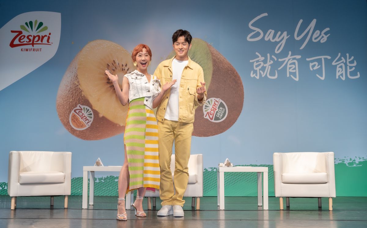 ▲Lulu（左）感情狀態依舊若有似無，想把答案放心裡，右為宥勝。（圖／Zespri提供）