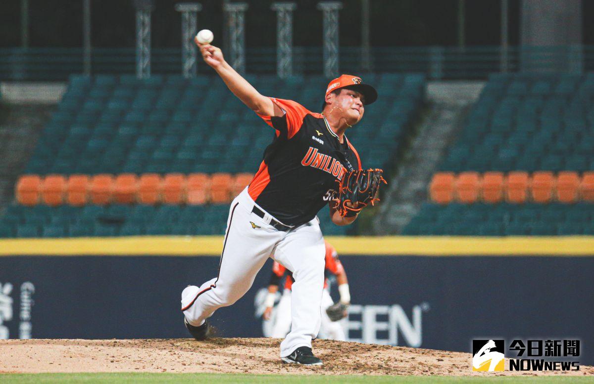 ▲統一獅投手胡智為。（圖／記者葉政勳攝）
