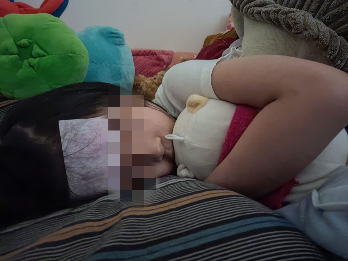 ▲桃園一位6歲腦癌女童，因確診時間通報錯誤，導致耽誤化療治療時機，讓爸爸急得發文向外界求救。（圖／翻攝自「咪咪與小搗蛋」臉書粉專）