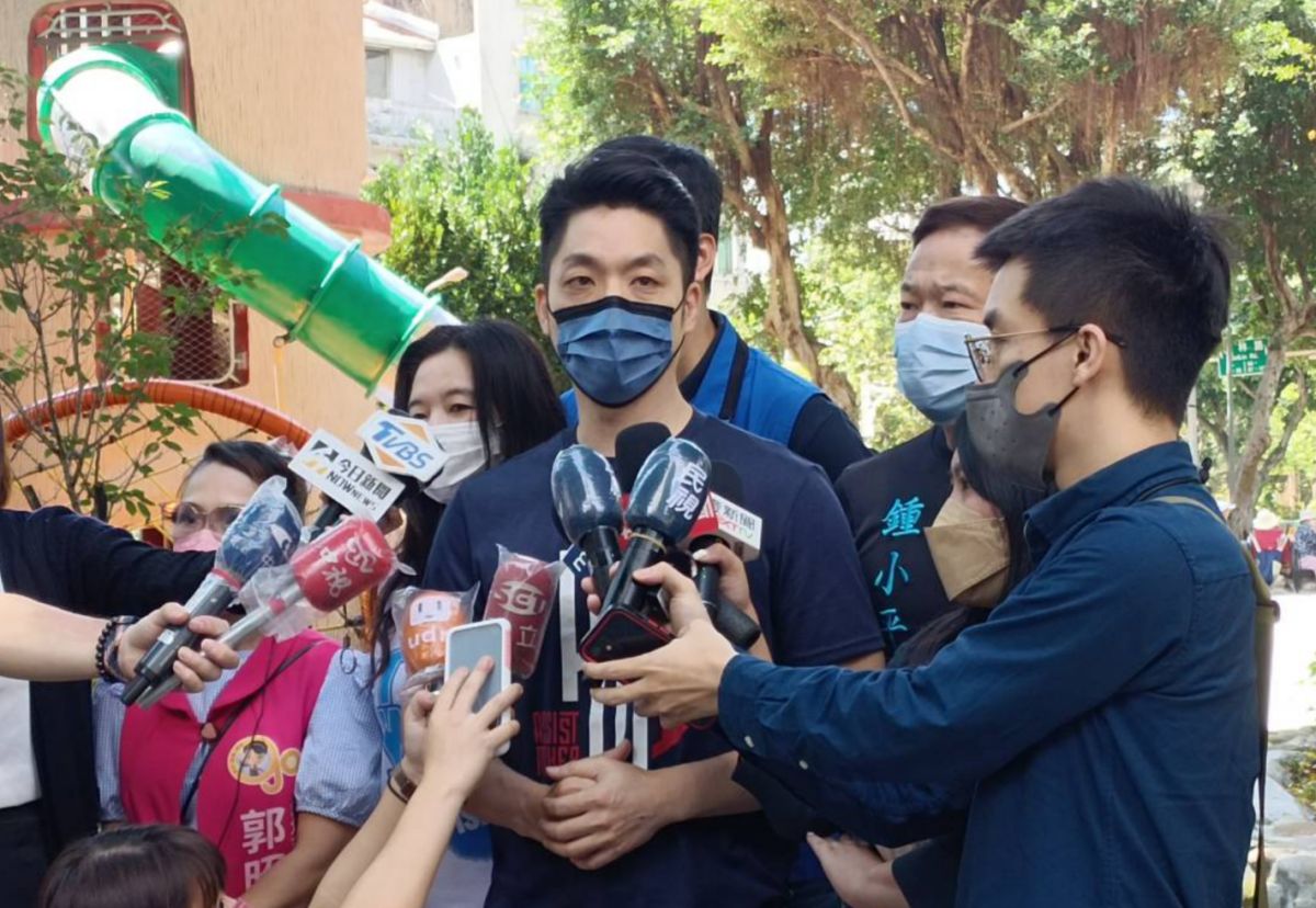 ▲蔣萬安出席萬華區福音里端午節活動。（圖／記者王嘉鴻攝影）