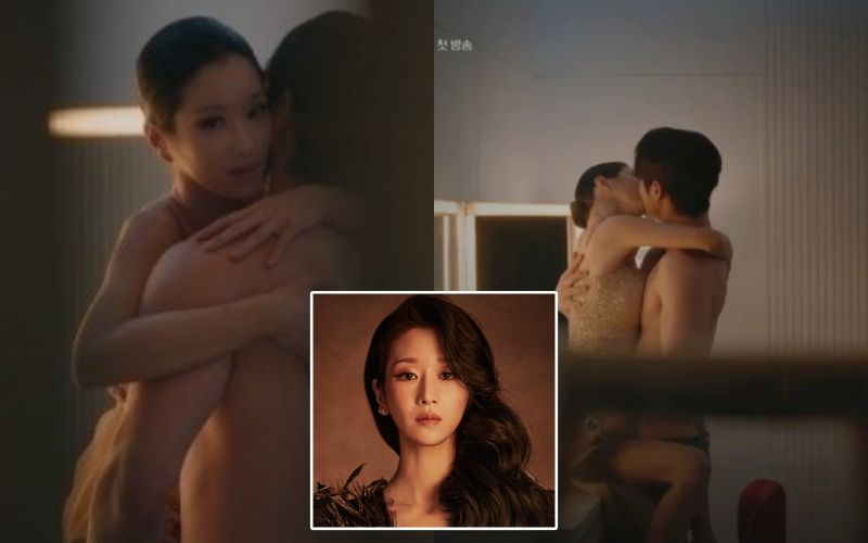 ▲《夏娃的醜聞》首集中，徐睿知上演火辣橋段。（圖／tvN）