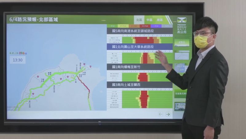 端午連假第二天、早上國道路況順暢 7路段壅塞