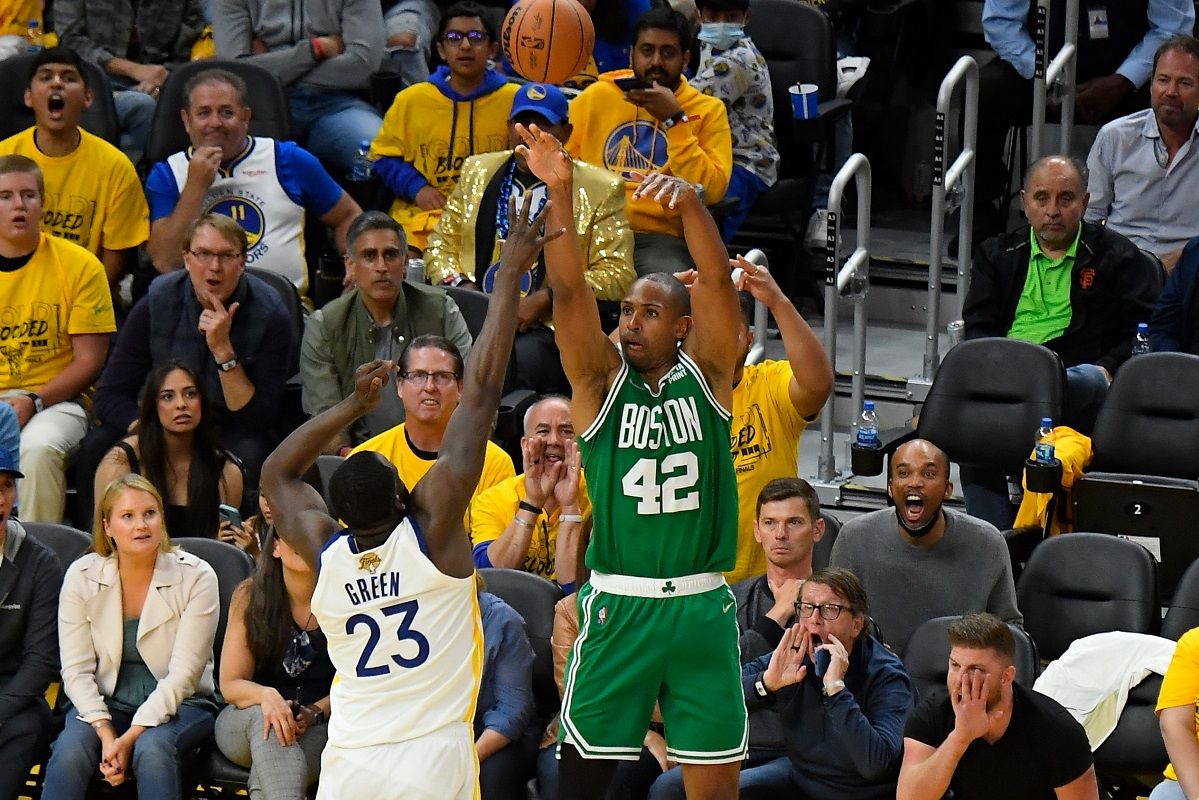 ▲Al Horford出手命中外線。（圖／取自塞爾提克推特）