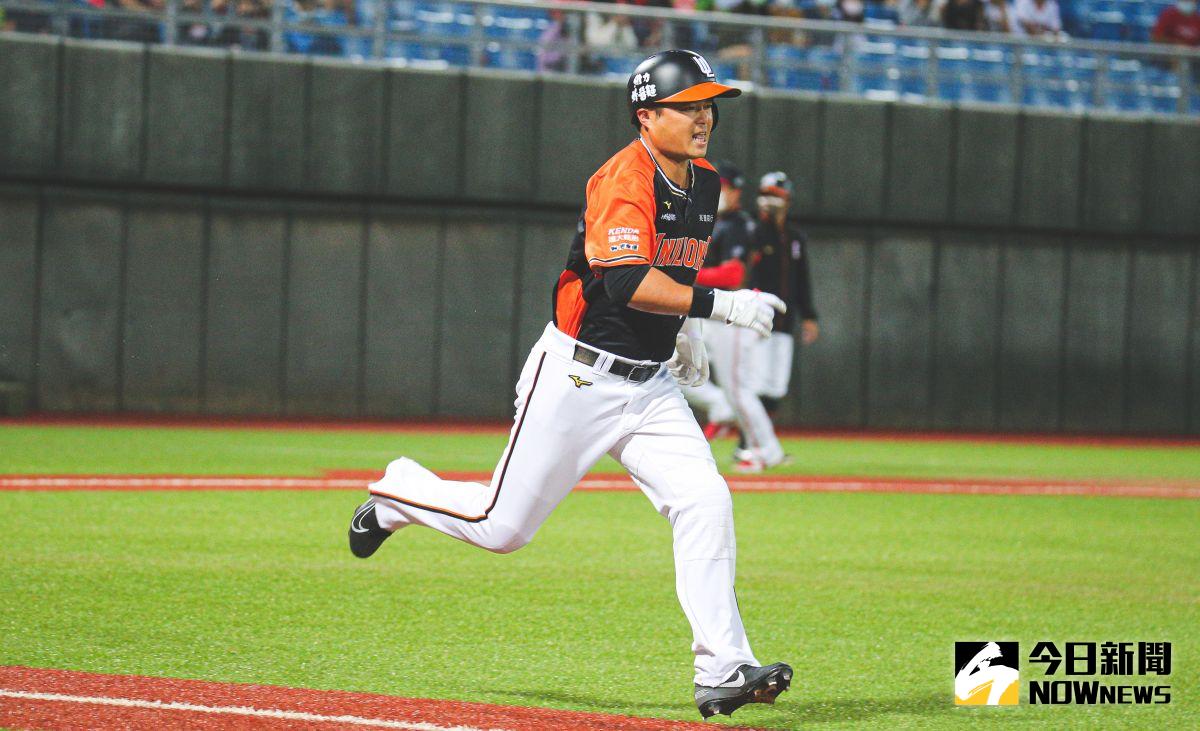 ▲統一獅外野手胡金龍。（圖／記者葉政勳攝 , 2022.05.22）