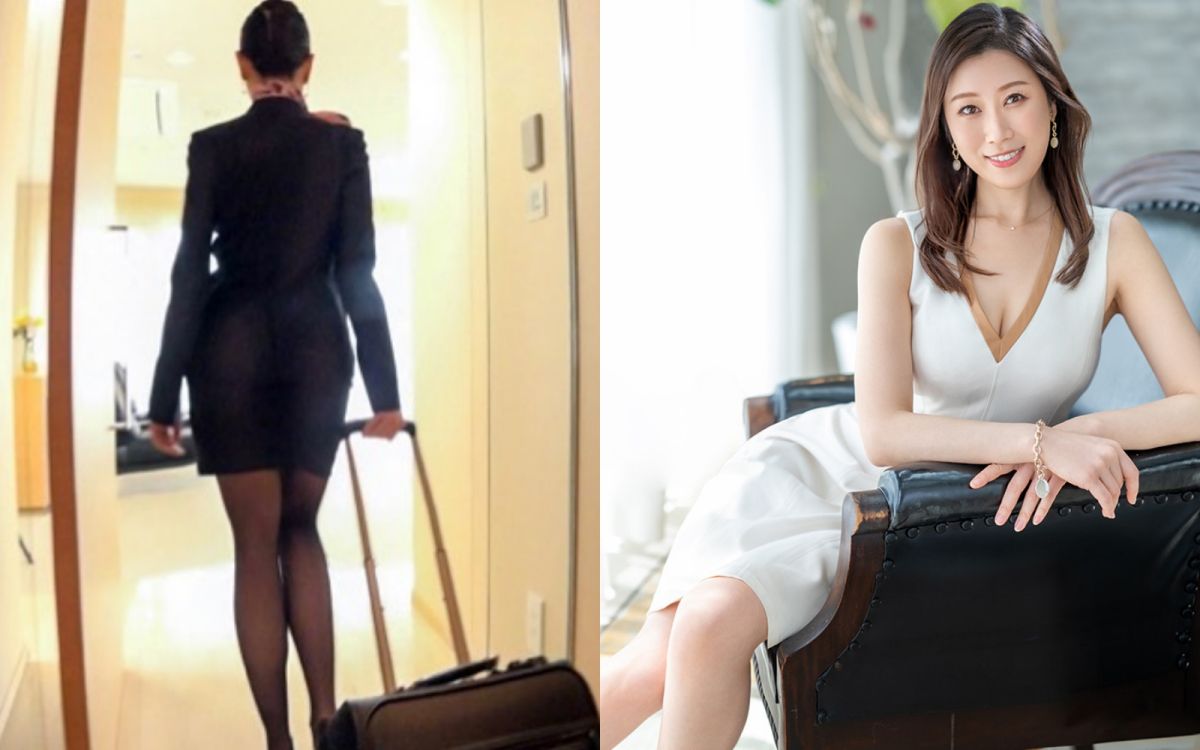 ▲冨永乃乃花是空姐也是AV女優。（圖／冨永乃乃花IG）