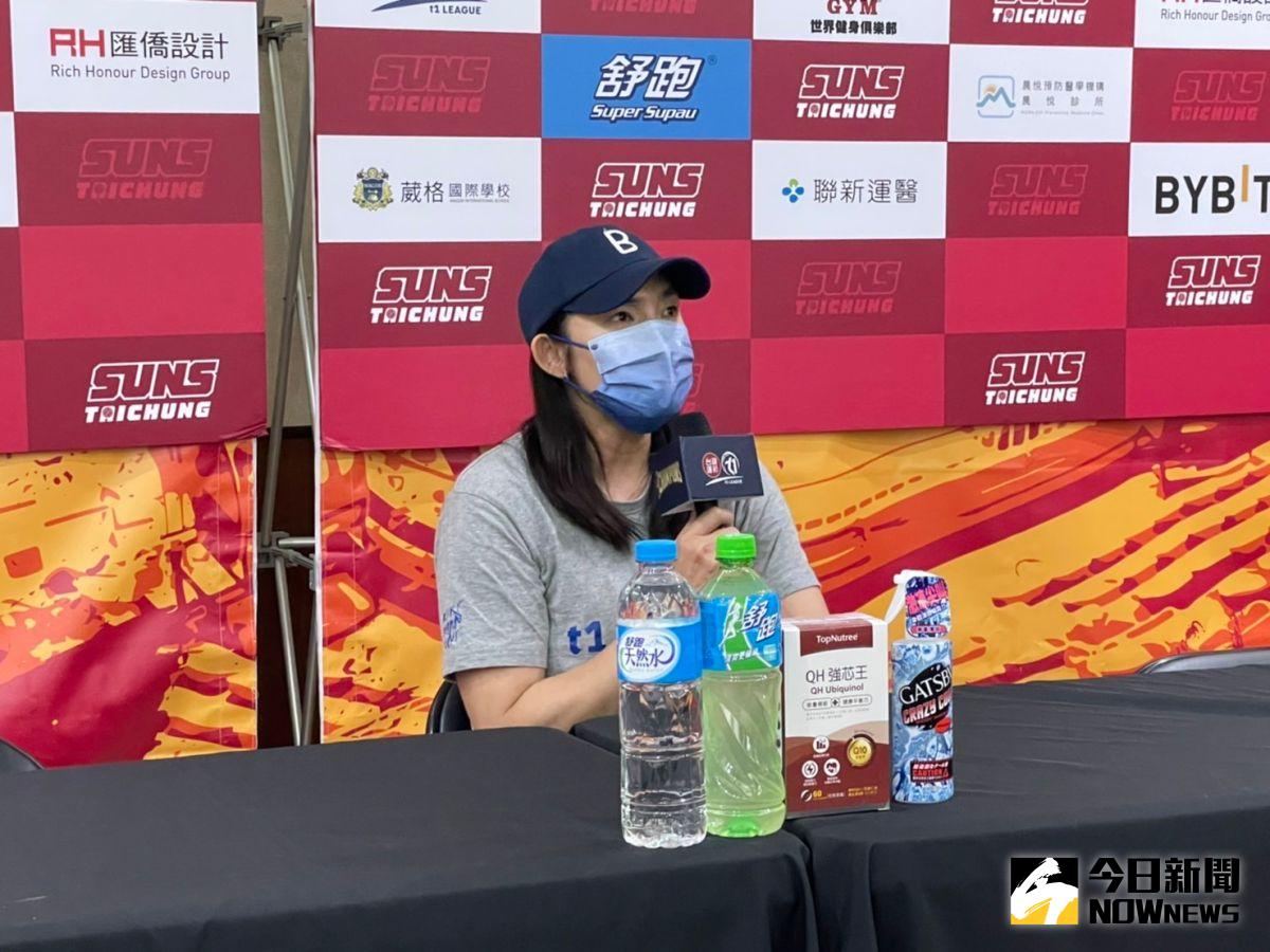 ▲T1聯盟會長錢薇娟。（圖／吳忠育攝）