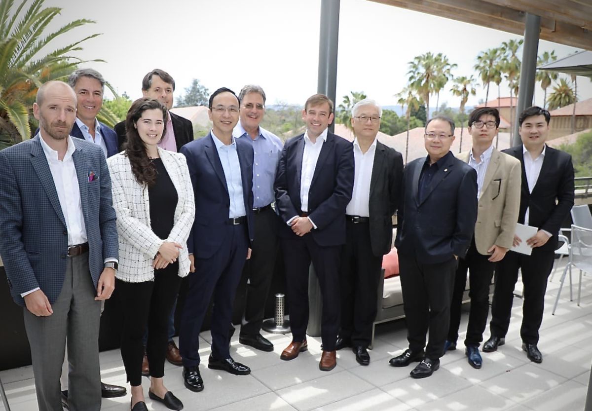 ▲朱立倫訪美首站為第一站來到史丹佛大學胡佛研究所。（圖／文傳會提供）