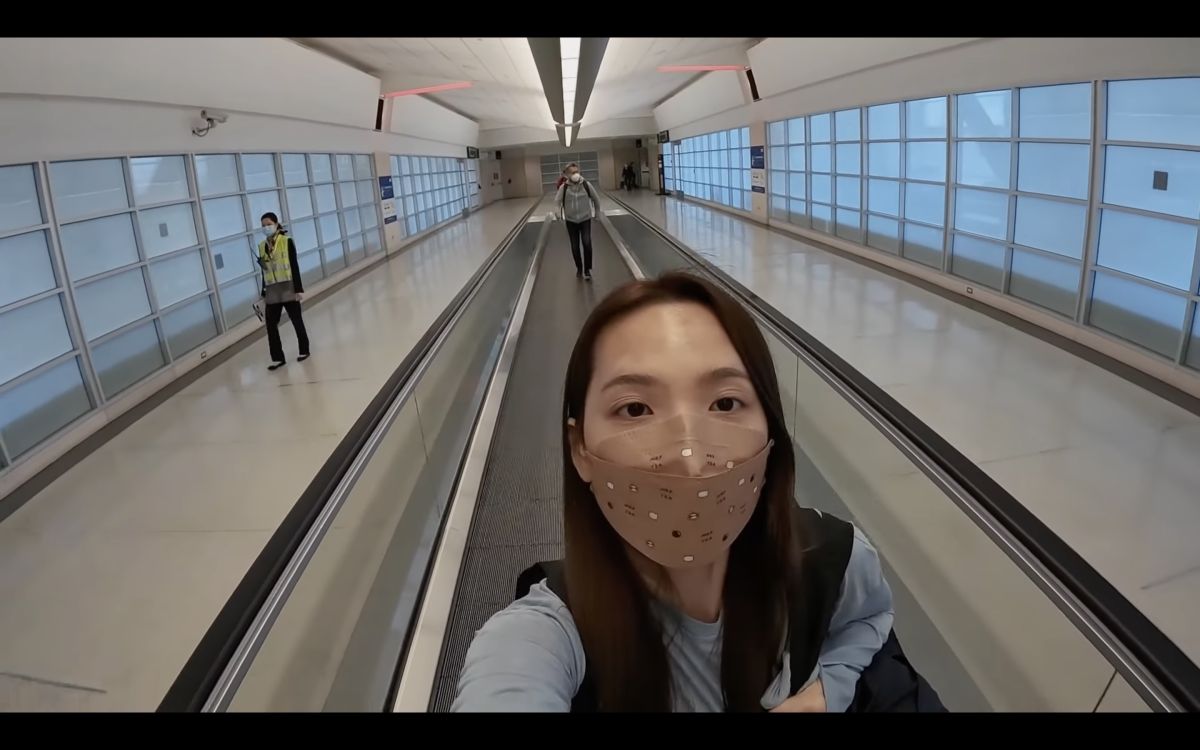 ▲滴妹近日飛往美國，網友皆祝福她與男友新婚快樂，昨日男方發限動怒斥：「根本亂寫」。（圖／翻攝自滴妹YouTube）