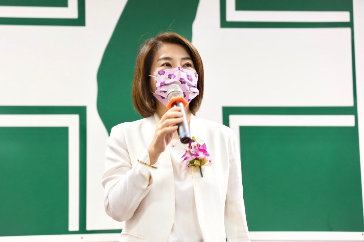 ▲周春米發布五點聲明，呼籲國民黨及敗選的蘇清泉放過屏東，勿再撕裂社會。（圖／周春米辦公室提供）