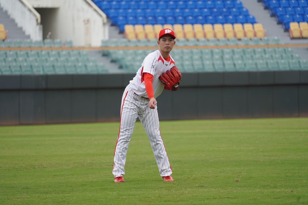 ▲吳秉恩快篩陽性。（味全龍提供）