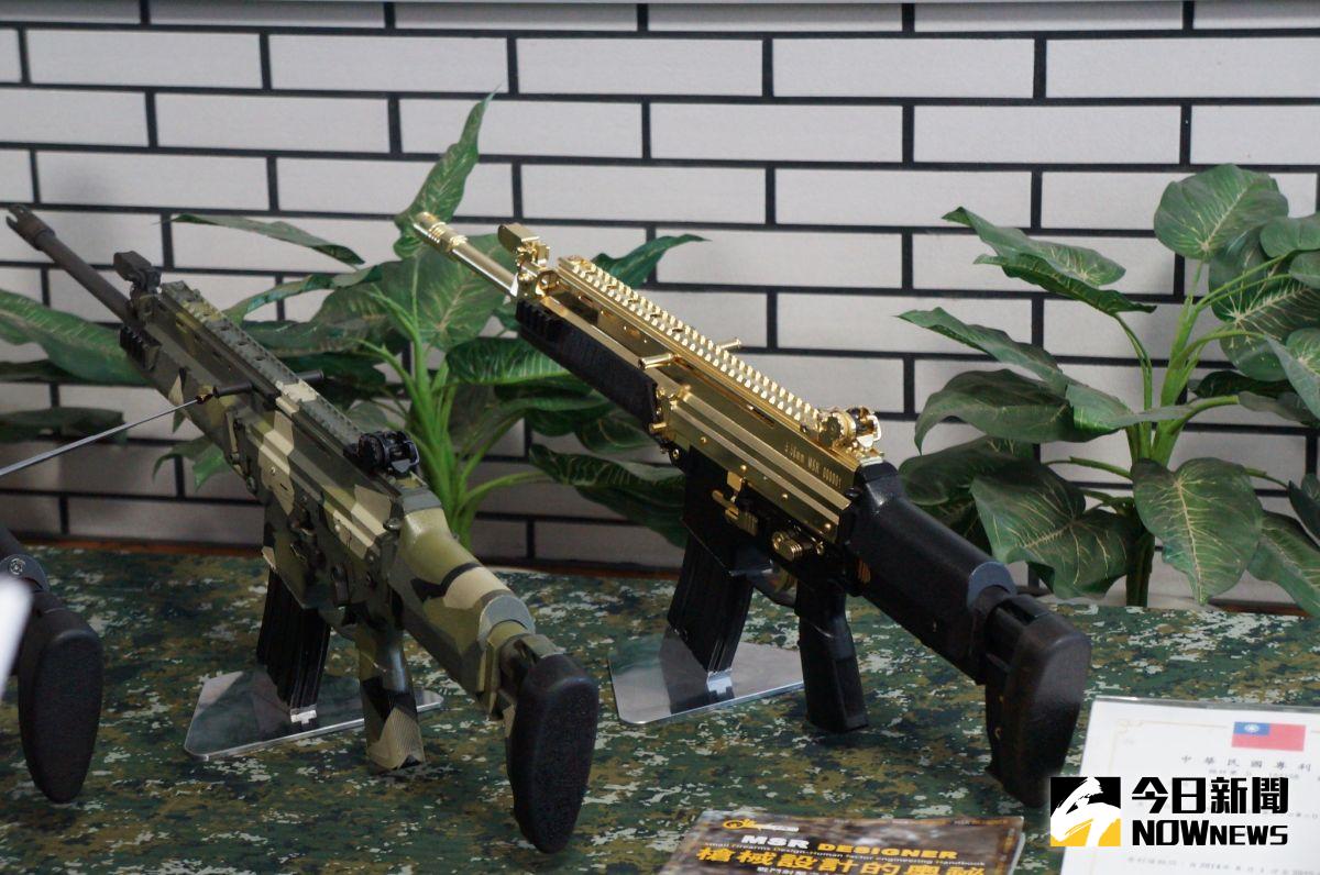 ▲XT105多功能特種突擊步槍。(圖／記者呂炯昌攝)