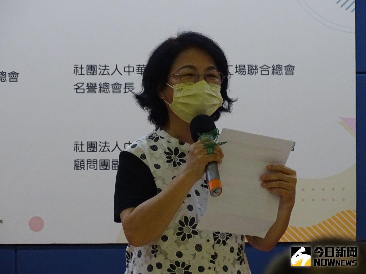 ▲立委湯蕙禎出席國防部福利事業管理處與社團法人中華民國全國庇護工場聯合總會舉行策略聯盟計畫簽訂儀式。（圖／記者呂炯昌攝，2022.06.06）