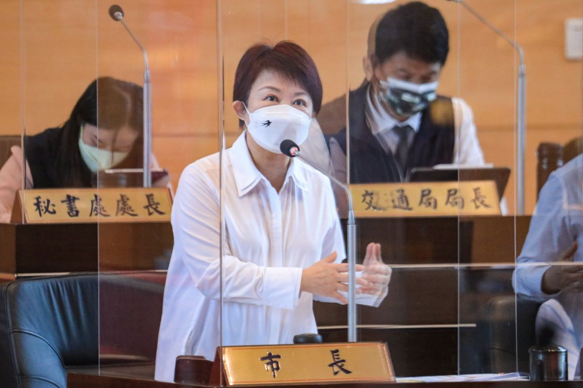 ▲台中市長盧秀燕表示，中央公園站階段性任務結束、考量醫療量能今起關閉。（圖／台中市政府提供，2022.06.07）