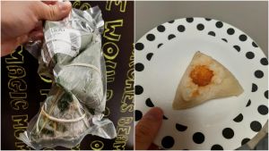 ▲日本超市販售的粽子，與台灣常見的粽子相當不同。（圖／取自《爆怨公社》）