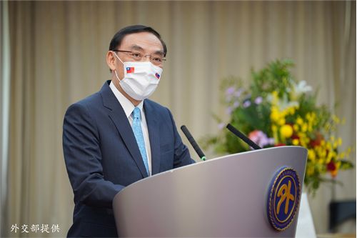 ▲法務部長蔡清祥。(圖/外交部提供)