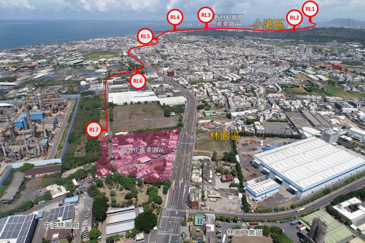 ▲林欽榮表示捷運小港林園線計畫路線行經三大國家級產業園區，年產值合計逾1.52兆。（圖／高市府捷運局提供）