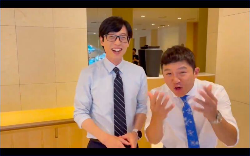 ▲劉在錫（左）、曹世鎬親自錄影片，邀約小S吃飯。（圖／翻攝小S IG）