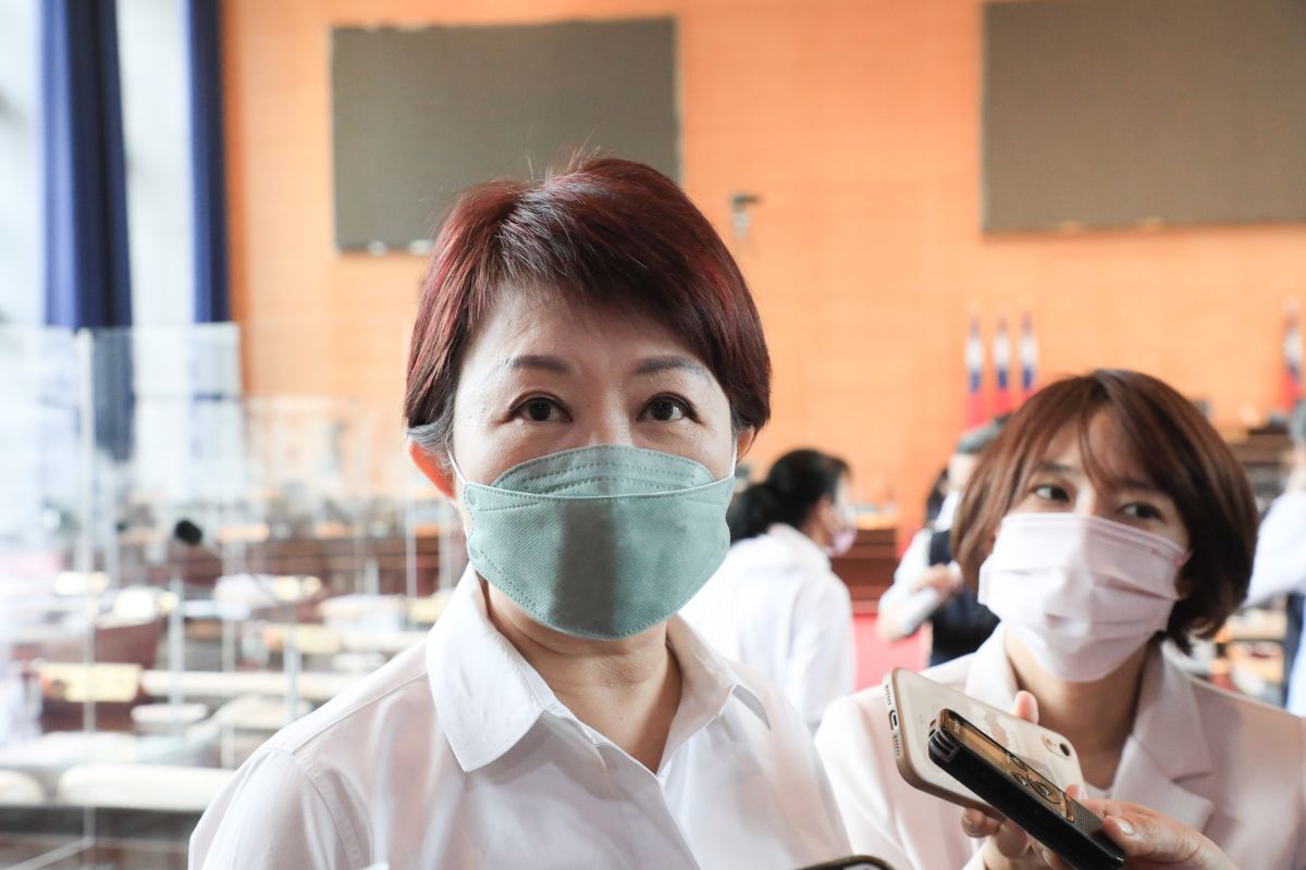 ▲台中市長盧秀燕表示，樂見跨黨派推動捷運藍線早日落實。（圖／台中市政府提供，2022.06.09）