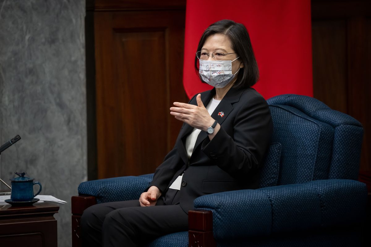 ▲總統蔡英文身體狀況良好，並未確診。（圖／總統府提供）