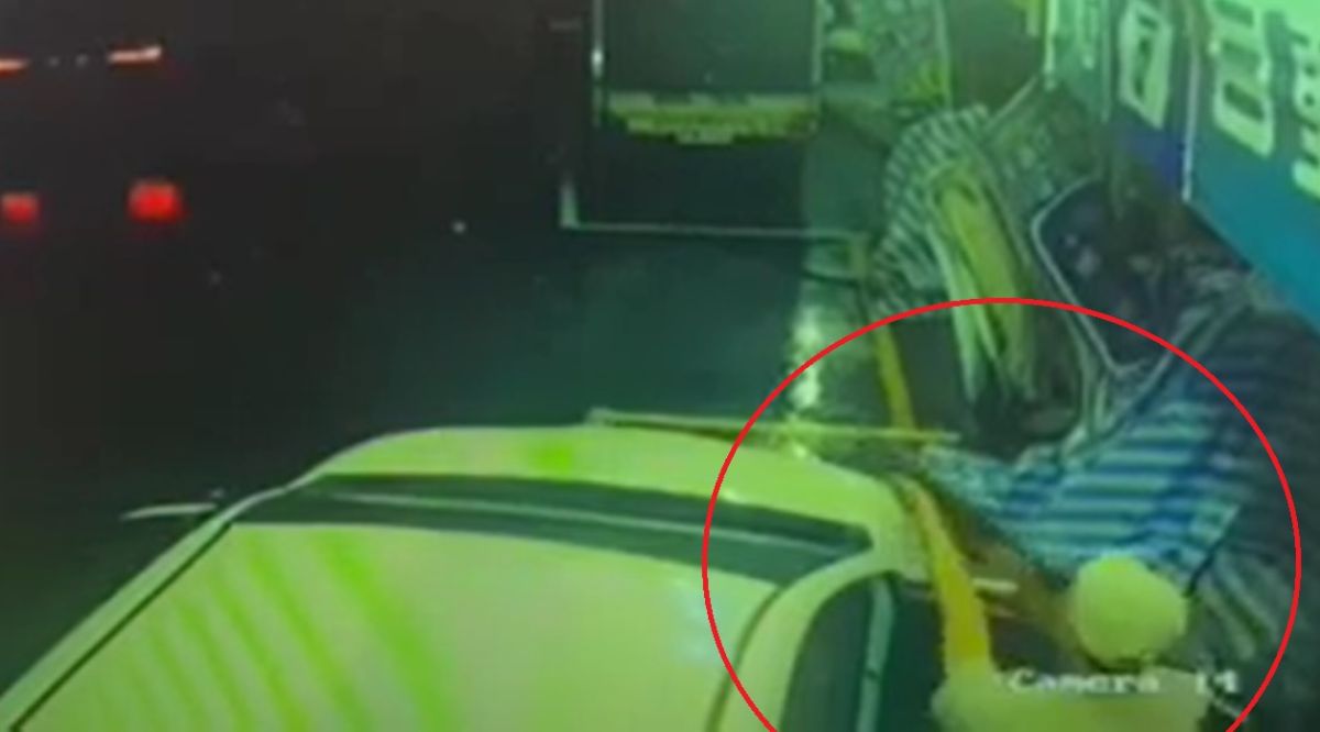 ▲台南市歸仁區中山路今（9）日凌晨4點40分左右驚傳槍響，造成1死1傷。（圖／翻攝畫面）