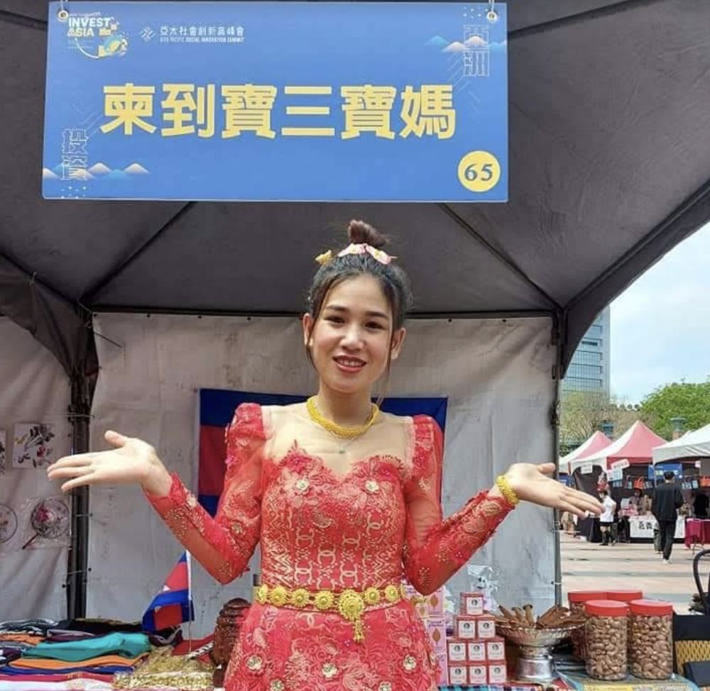 ▲經營網拍販售柬埔寨商品的「柬到寶三寶媽」。（圖／賽珍珠基金會提供）