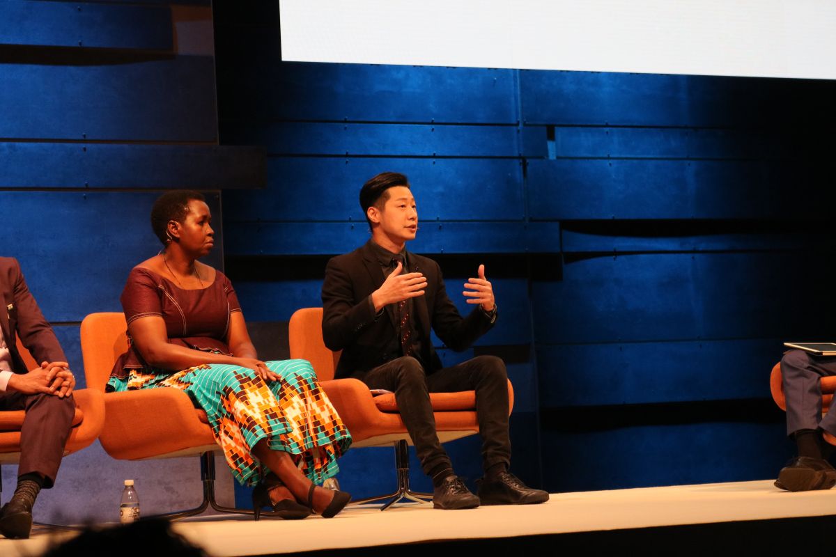 ▲林昶佐出席哥本哈根民主高峰會，與各國分享台灣對抗中國的數位新興極權主義之經驗。（圖／林昶佐辦公室提供）