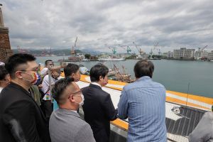 副總統賴清德抵基隆市出席2022城市博覽會 ▲副總統賴清德抵基隆市出席2022城市博覽會(圖/總統府提供)