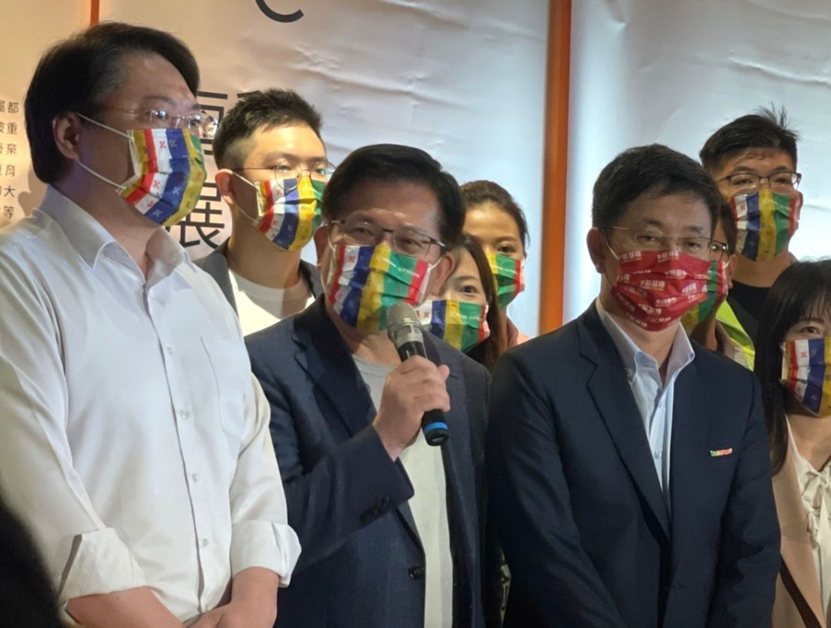 ▲無任所大使林佳龍指出，如果未來蔡適應接棒基隆，就可以無縫接軌。（圖／記者黃宣尹攝，2022.06.12）