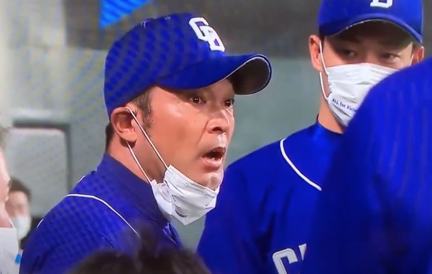 ▲中日隊打擊教練波留敏夫。（圖／取自GAORA Sports)