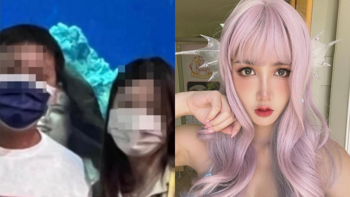 ▲花蓮遠雄海洋公園美人魚，被網友拍成靈異照片，結果本人決定發文平反，獲得大家力挺「根本美到炸裂」。（圖／本人授權提供、爆廢公社公開版）