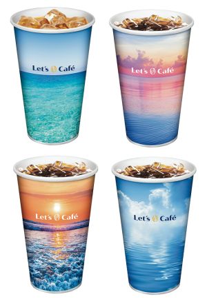 ▲全家推出夏季限定的「極選冰咖啡」，並搭配4款全新「暢飲海洋杯」杯身。（圖／全家提供）