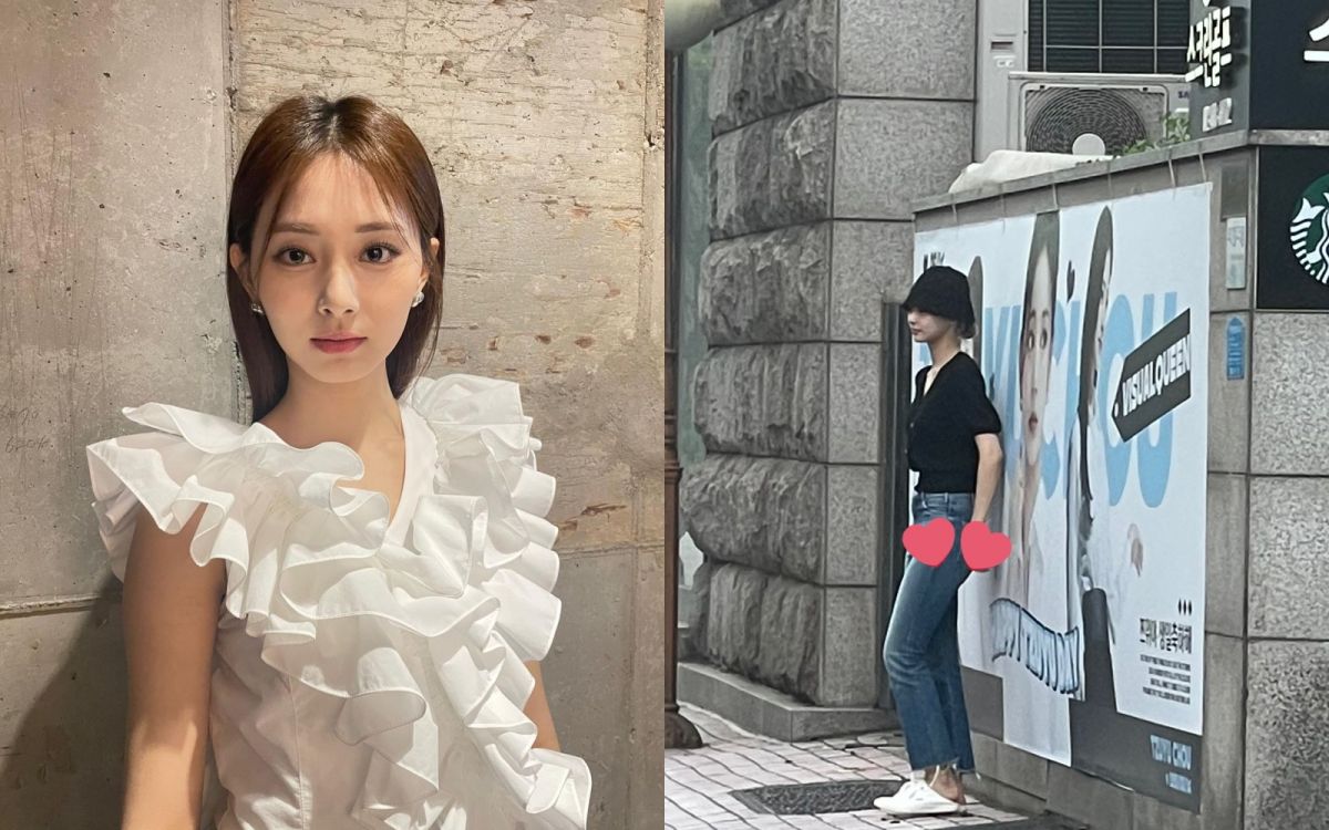 ▲粉絲路上遇到子瑜。（圖／子瑜IG、微博）