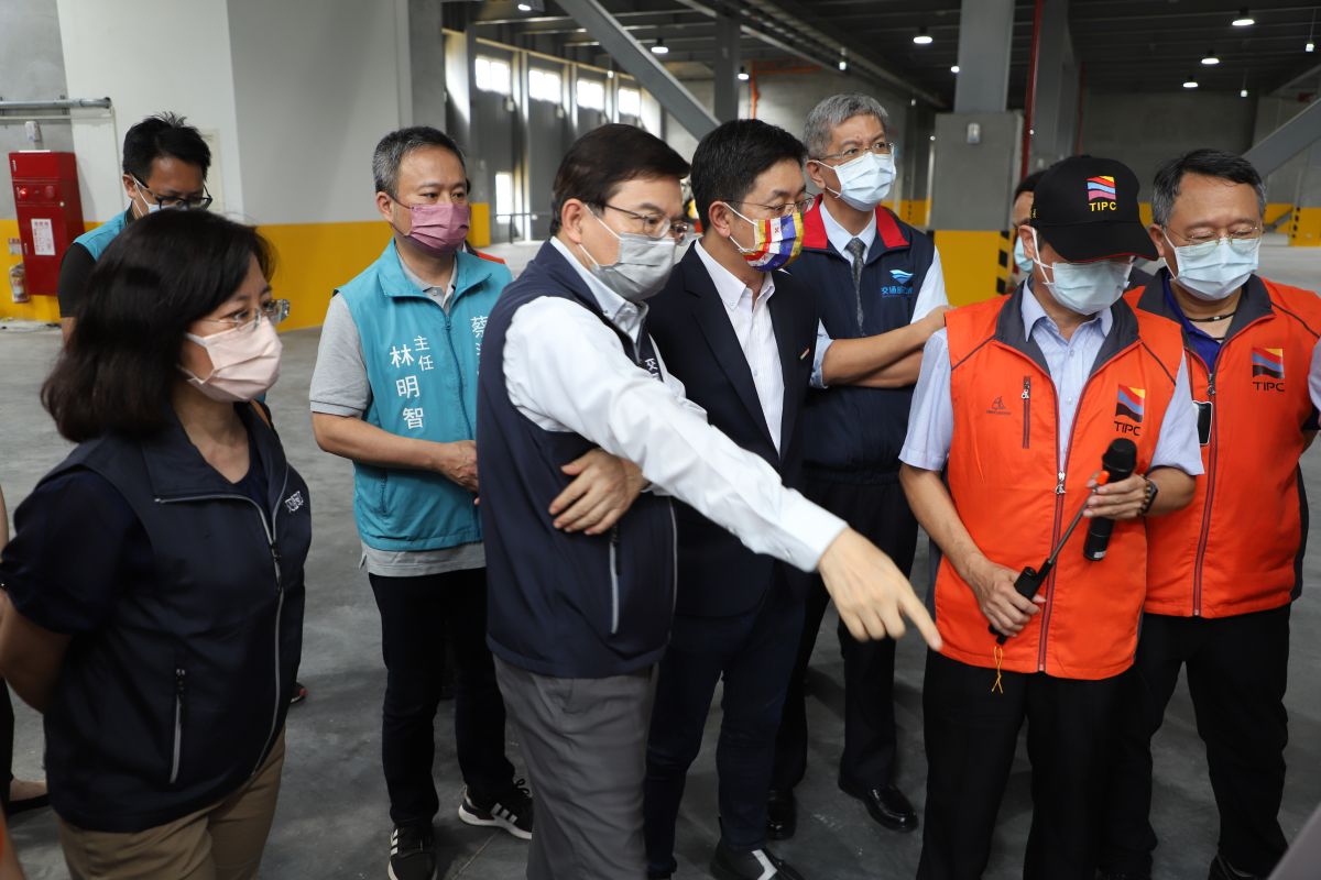 ▲交通部長王國材視察基隆港建設。（圖／交通部提供）