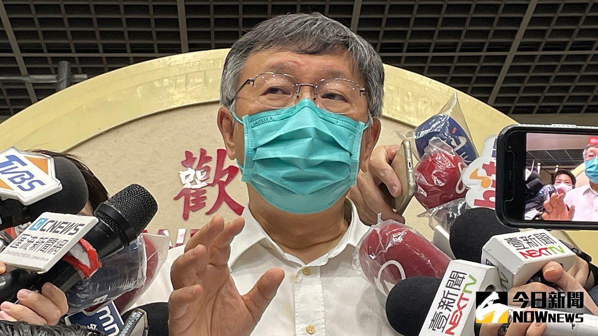 ▲台北市長柯文哲14日臨時新增行程，出面痛批台北市議會針對公務員進行調查，是把公務人員當作秀工具。（圖／記者丁上程攝，2022.06.14）